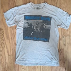 Beastie boys vintage t shirt cream medium fit